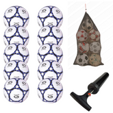 Classico Soft-Touch PVC Football | Bulk Pack with Pump & Carrier